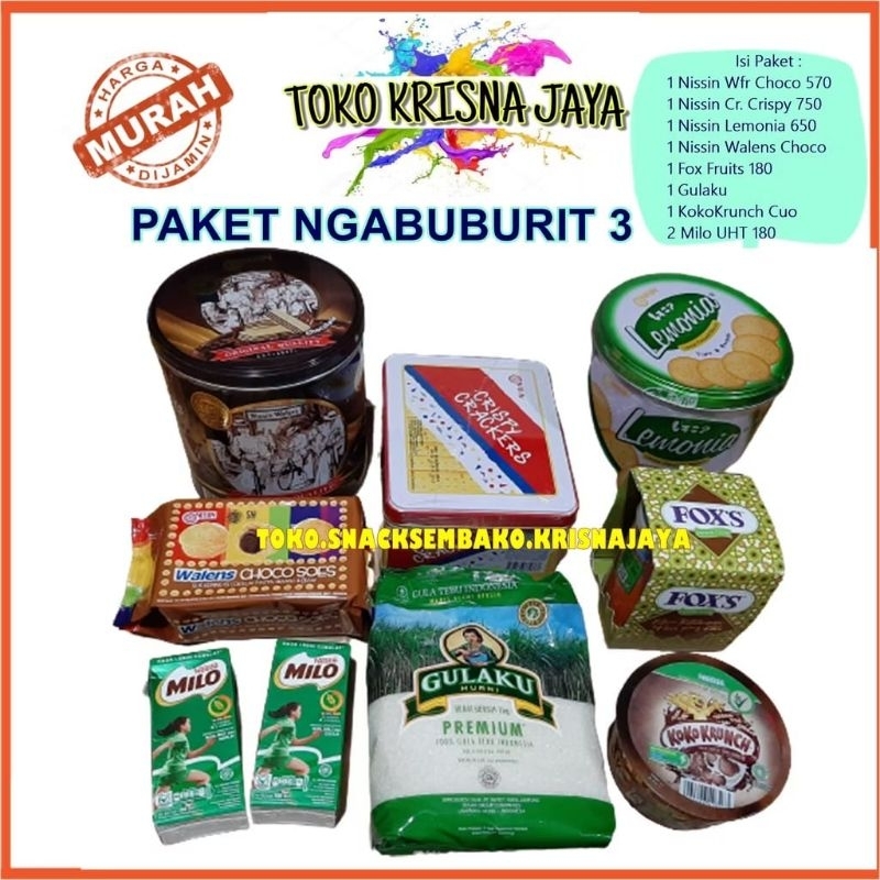 

PAKET NGABUBURIT 3 PARCEL LEBARAN KOMPLIT LENGKAP MURAH BERKUALITAS