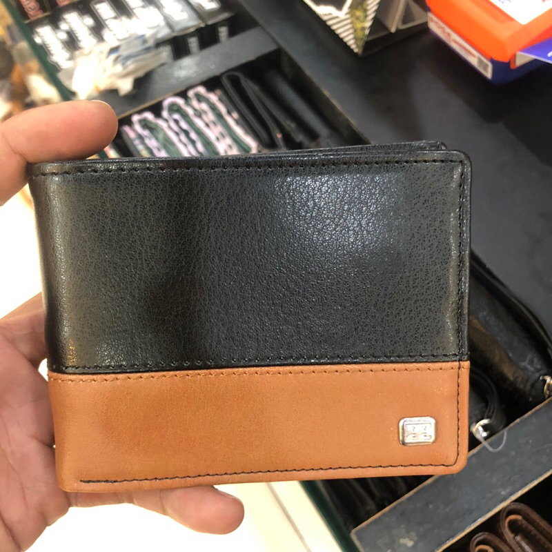 dompet pria billabong original dimension blak tan wallet