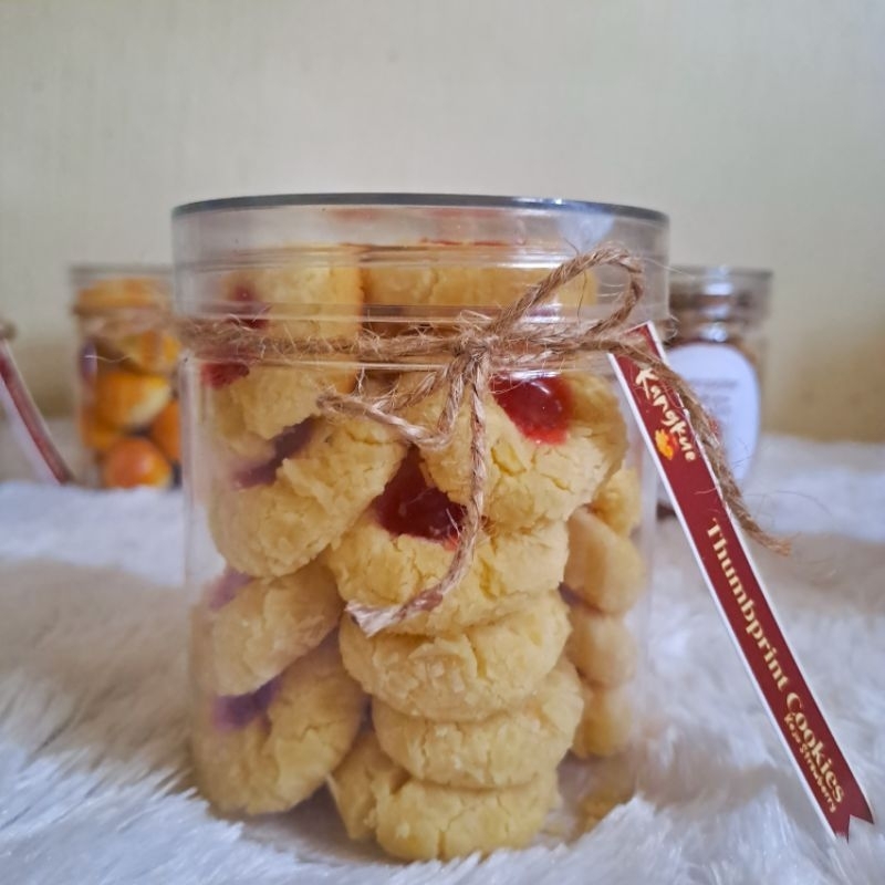 

LADENJOY - Thumbrint Cokies Keju Strawberry Home Made