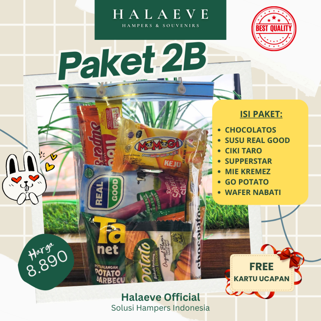 

Paket Snack Ulang Tahun Anak 8000 | 2B Hampers Ciki Susu Termurah | Goodie Bag Ultah - HALAEVE