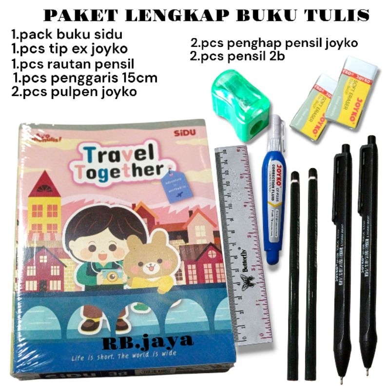 

(promo) paket lengkap buku tulis sidu 38 lembar 10 buku