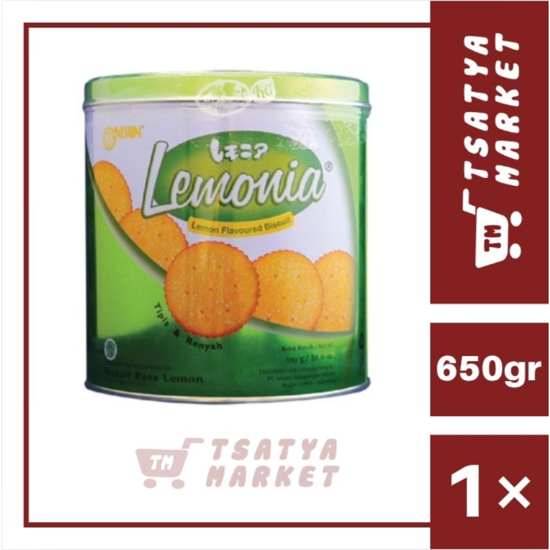 

[PROMO RAMADHAN] NISSIN LEMONIA BISKUIT RASA LEMON KEMASAN KALENG 650GR