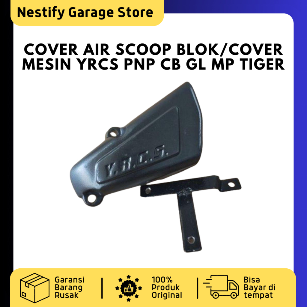 COVER TUTUPAN AIR SCOOP BLOK MESIN HONDA CB 100 125 GL 100 125 PRO MAX SERIES MEGAPRO TIGER GOOD QUA