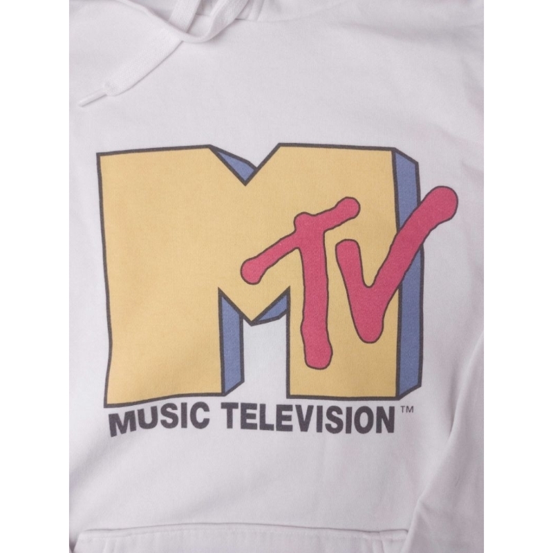 Hoodie GU Uniqlo MTV Putih
