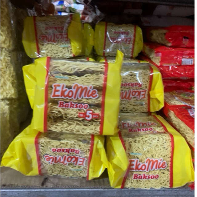 

Ekomie mie kering & mie bakso isi 5 pcs