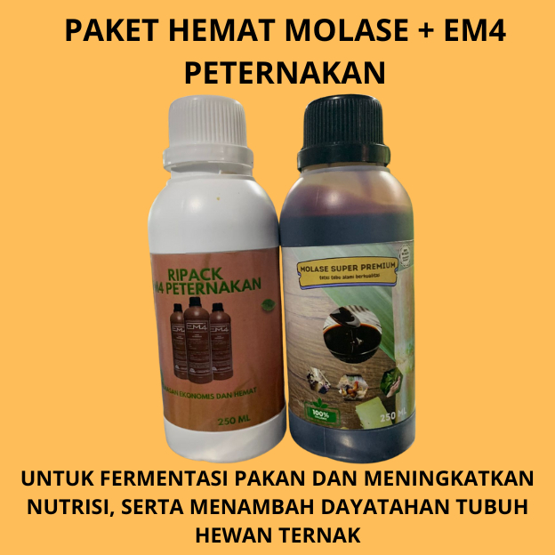 PAKET HEMAT EM4 PETERNAKAN DAN MOLASE