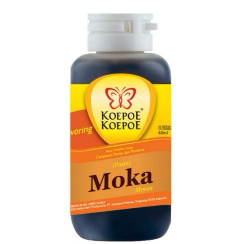 

Pewarna Makanan Koepoe Koepoe Campuran Perisa Dan Pewarna Moka 60 ml