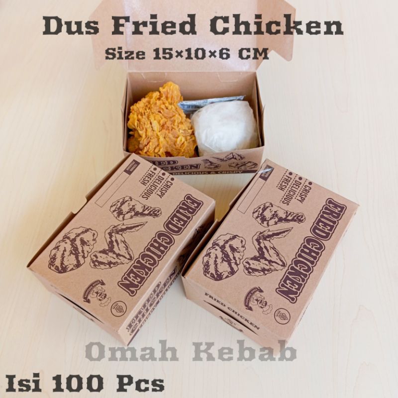 

Kemasan fried chicken / Dus fried chicken / Box fried chicken / Wadah ayam geprek