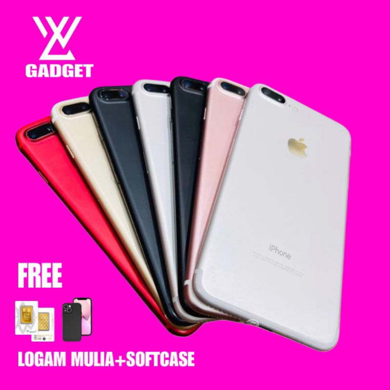 Apple iPhone 7 Plus 32GB 128GB 256GB Fulset Lcd Original 100% Mulus No Recond No Refurb