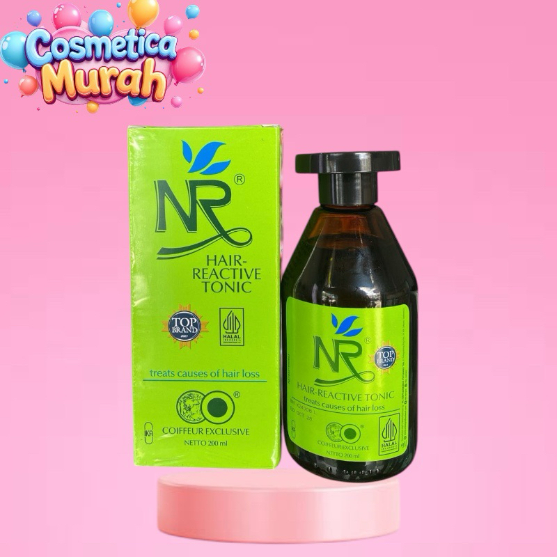 ap.x] [botol kaca] NR hair reactive tonic 200 ml - treats causes hair loss coiffeur exclusive