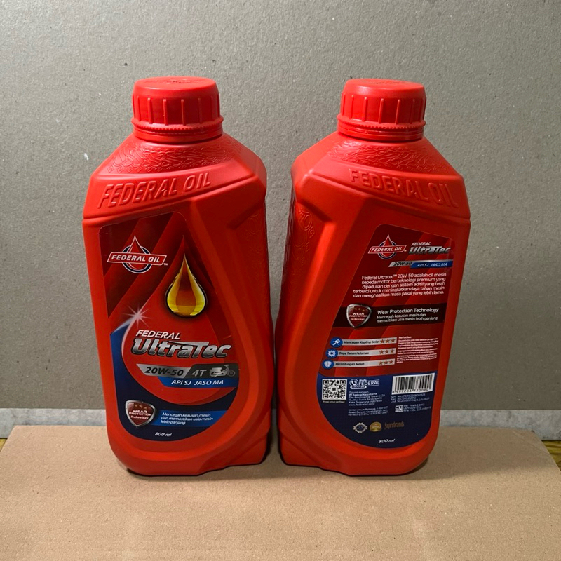 OLI OIL PELUMAS OLI MESIN MOTOR BEBEK UNIVERSAL OLI FEDERAL 0,8