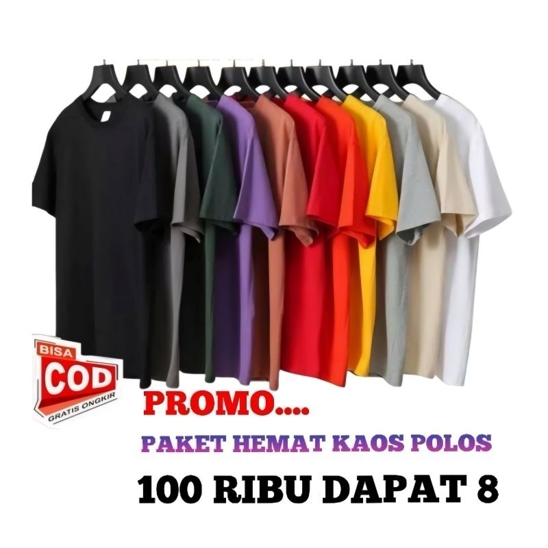 NEW Kaos Distro 100Rb Dapat 8 Pcs Baju Distro Paket Usaha Thr Lebaran