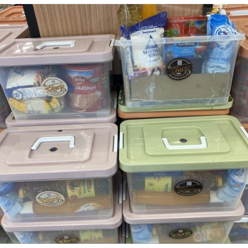 

Paket Sembako Lengkap Hampers Lebaran Free Cont Box / Paket A