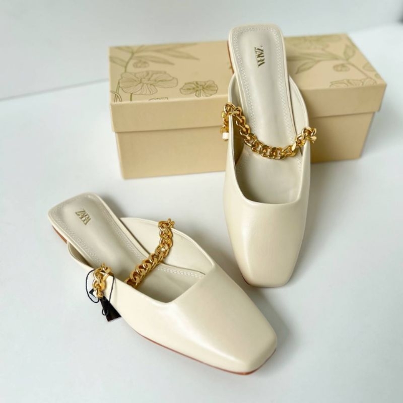 Sandal Wanita Mules sandal Zara flat SZR01