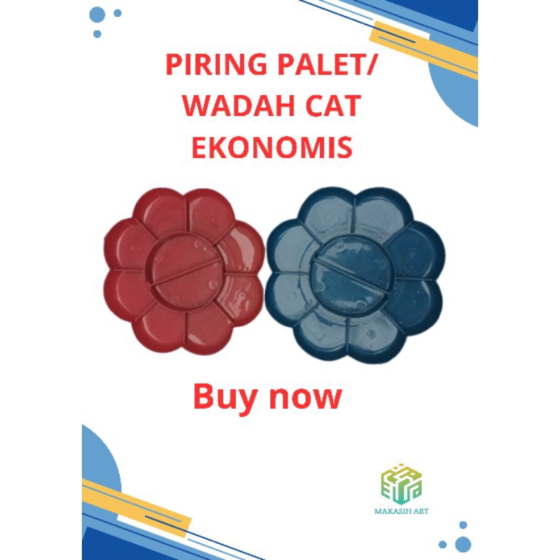 

PIRING PALET/ WADAH CAT UNTUK MELUKIS