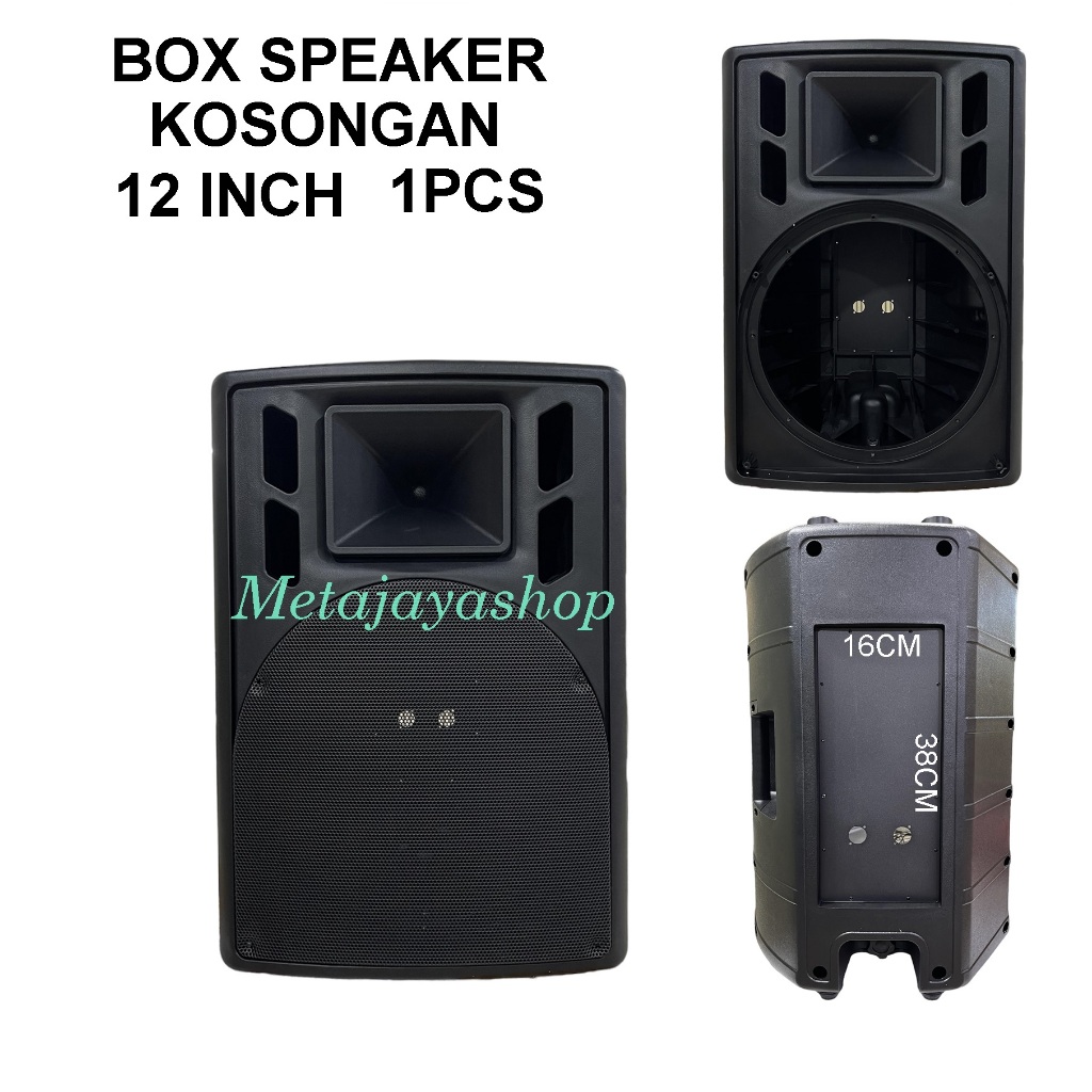 Box Speaker 12 inch model huper bahan fiber tebal box kosongan 12in