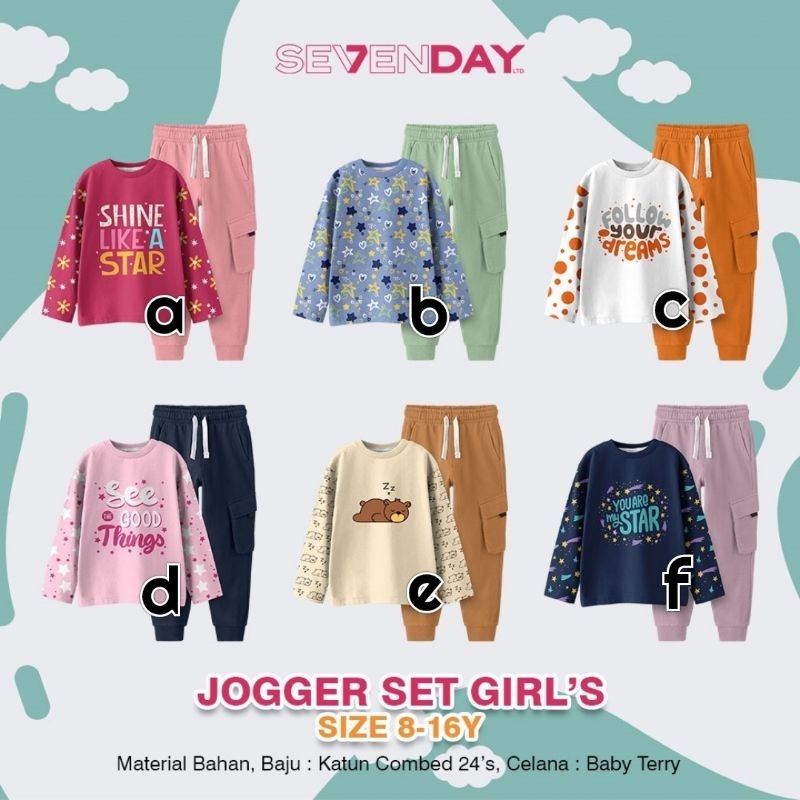 SET JOGGER GIRL//SEVENDAY