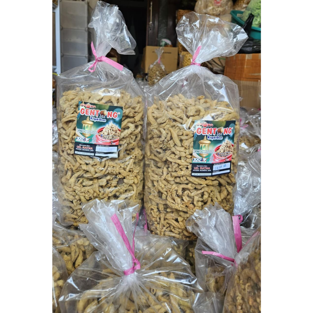 

Kripsus / Kripik Usus Merk Gentong 500gr