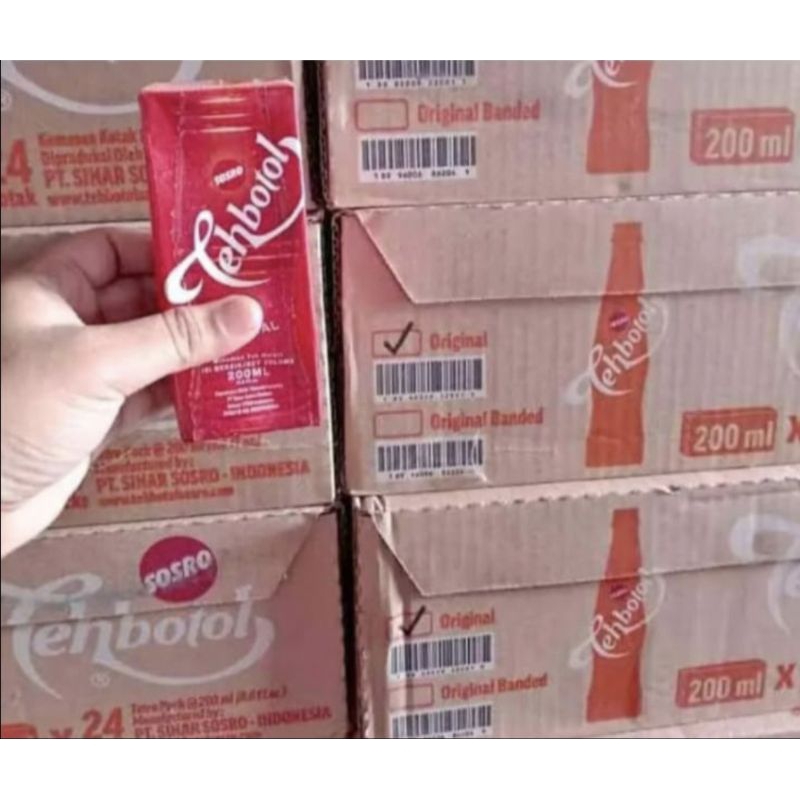 

[GROSIR] Teh botol sosro kotak 200ml