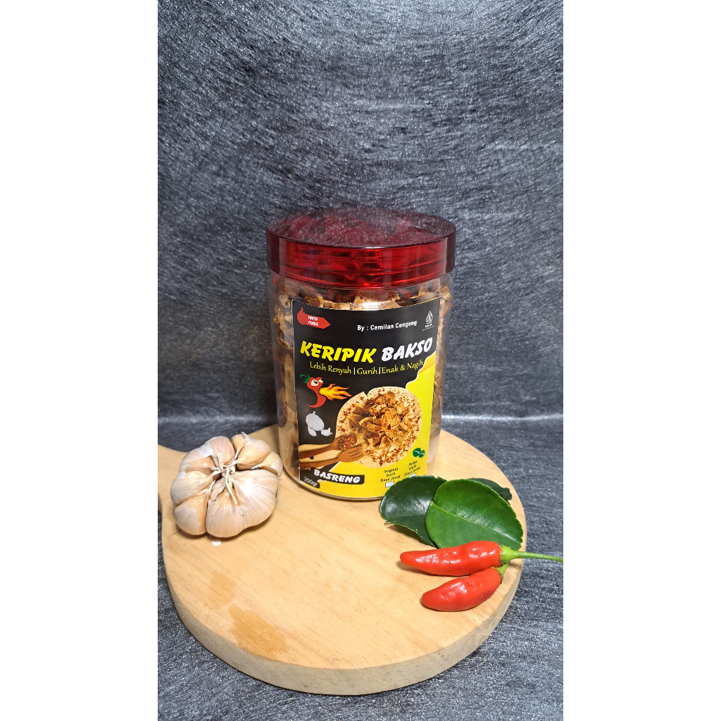 

Keripik Bakso 250 gr Toples
