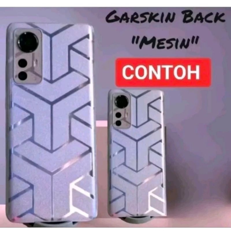 graskin anti jamur glitter OPPO A5S/A12/A7/A11K/F9 sekin karbon pelindung belakang HP