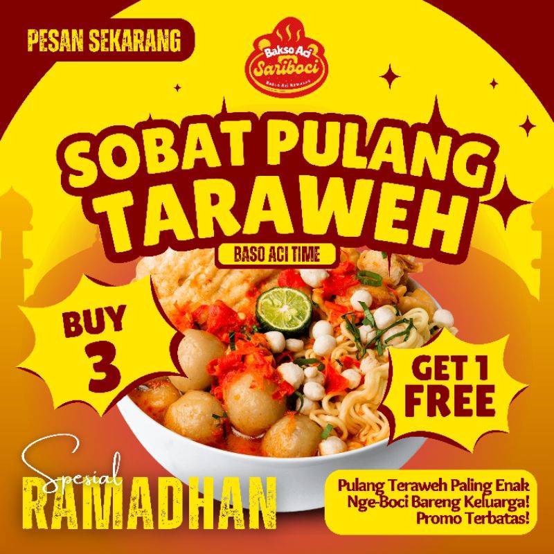 

BELI 3 GRATIS 1 Paket spesial Ramadhan || || Boci isi pedas || Kuah gurih nikmat || paket kenyang ||