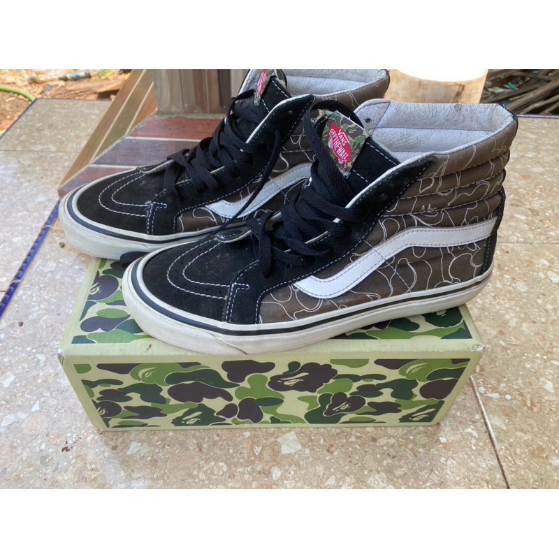 sepatu VANS X BAPE ORI