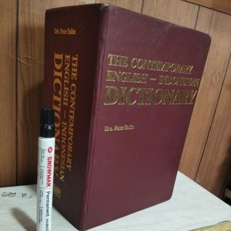 the CONTEMPORARY ENGLISH INDONESIAN DICTIONARY PETER SALIM kamus terbesar kamus paling tebal