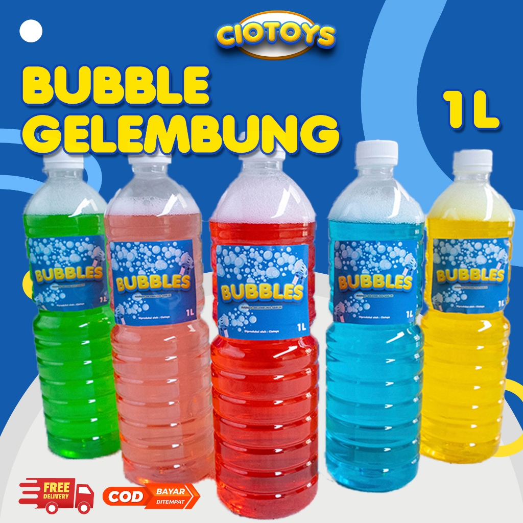 Isi Ulang Gelembung Balon Sabun / Refill Gelembung Sabun / Balon Bubble 1 Liter