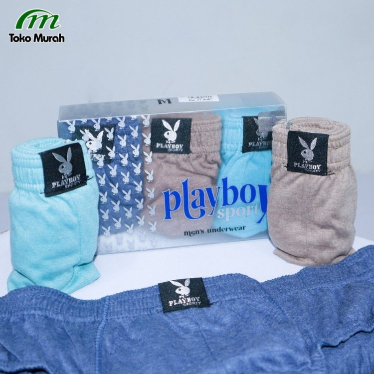 Playboy Sporty Celana Dalam Pria | CD Pria isi 3 | Pakaian Dalam Pria | playboy sport underwear
