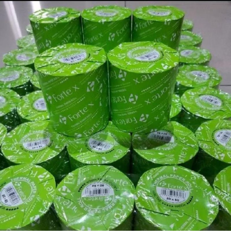 

[YOBANA] FORTE KERTAS THERMAL 80×80 PAPER ROLL (HARGA PER 1 PCS)