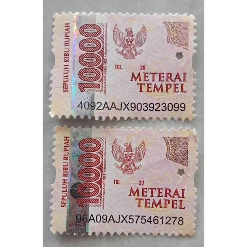 

materai tempel original