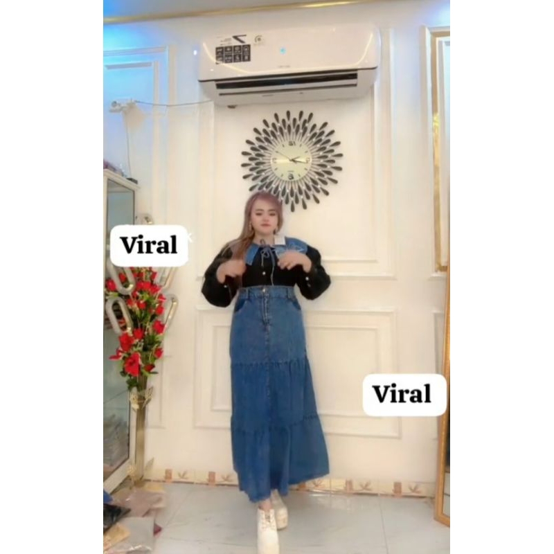 GAMIS JEANS PREMIUM VIRAL BAHAN KATUN BANGKOK MIX JEANSWASH IMPORT