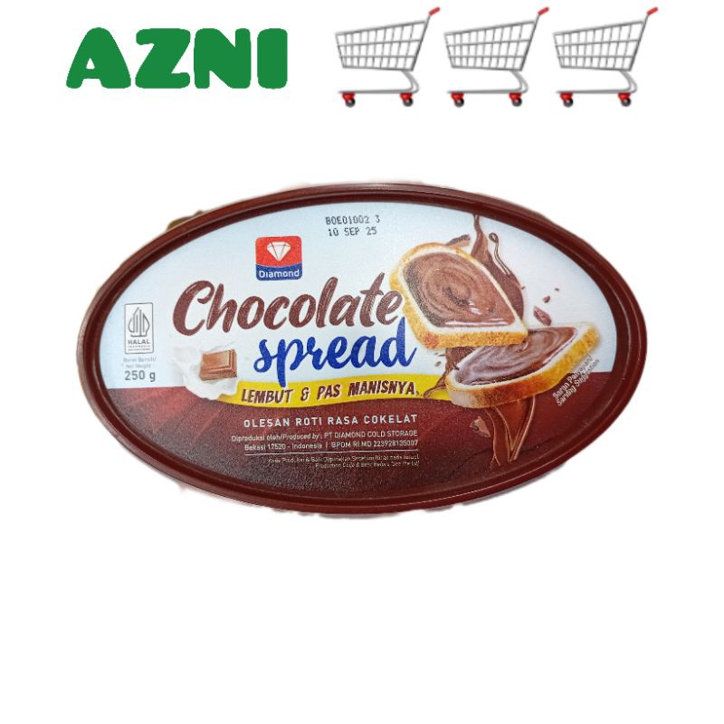

Diamond Chocolate Spread 250 Gr - Selai Coklat