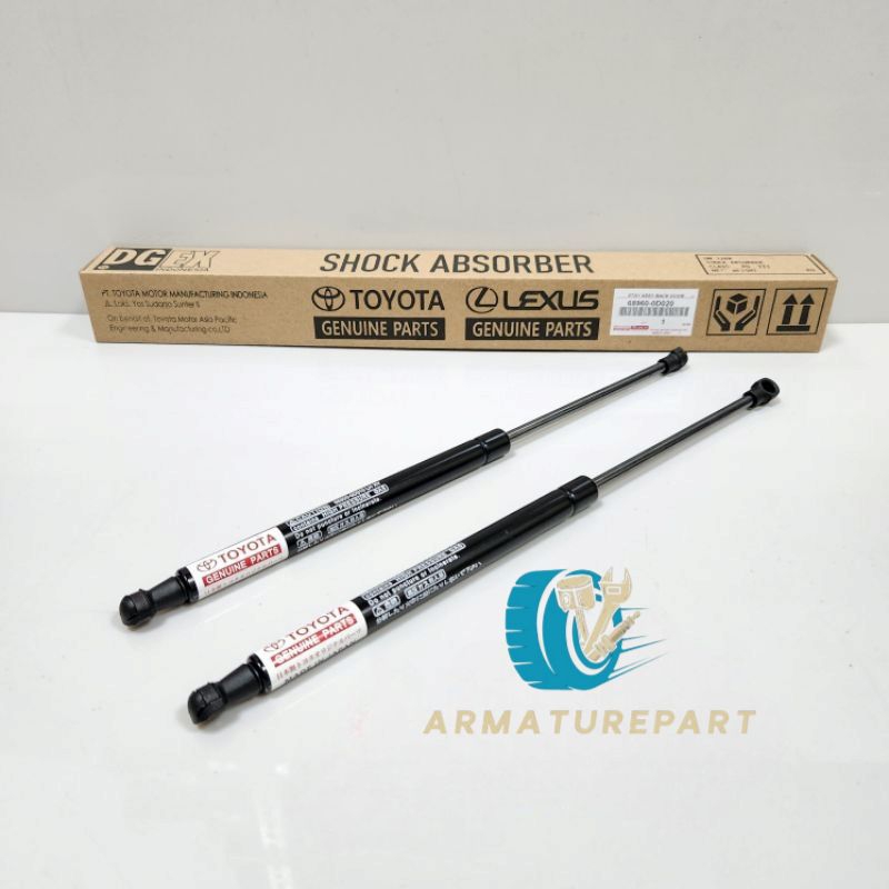 Shock Bagasi Belakang Toyota Yaris Vios Old