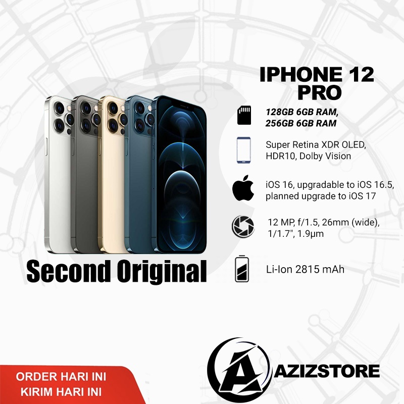 IP 12PRO SECOND ALL OPERATOR AMAN MULUS NO MINUS