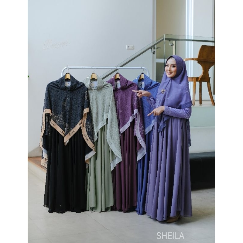 SHEILA SET SYARI BERMERKS ORIGINAL TERBARU