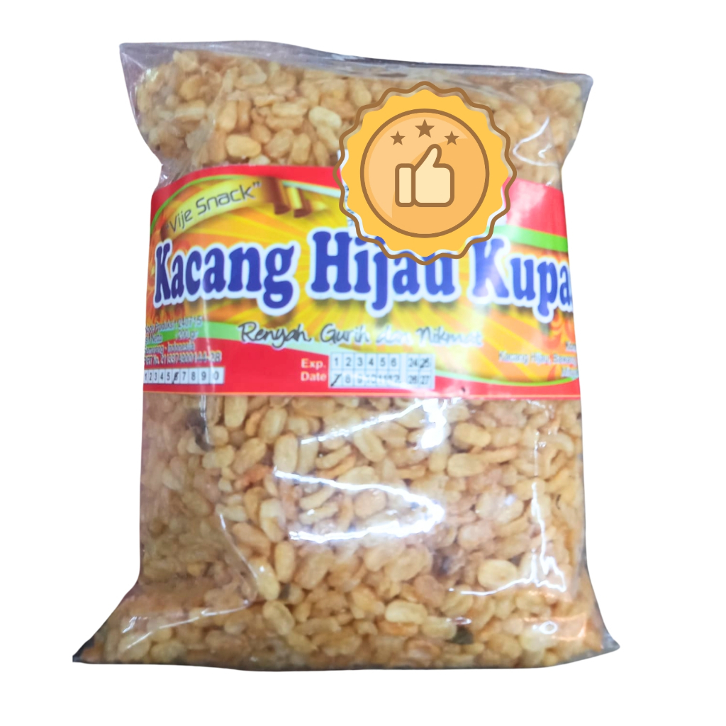 

Kacang Hijau Kupas 200gr Vije Snack Stick Makanan Ringan Cemilan