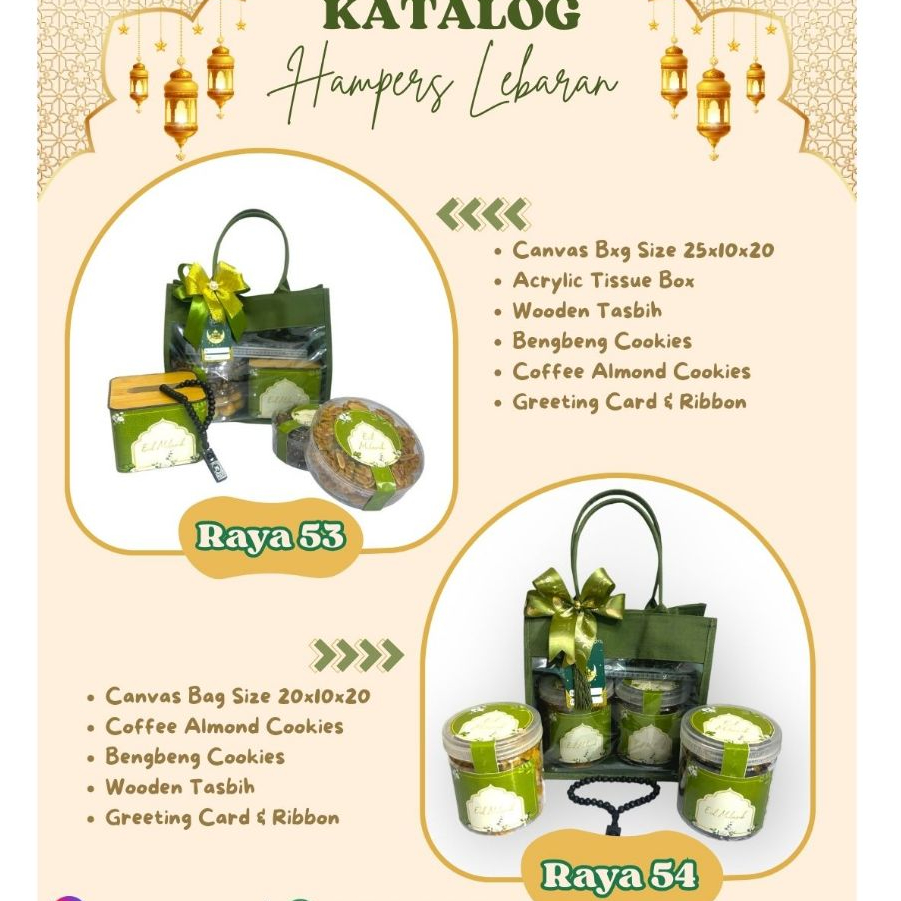 

HAMPERS RAYA 53 Dan 54/ PARCEL LEBARAN / HAMPERS LEBARAN / PARCEL HAMPERS LEBARAN / PARCEL IDUL FITRI