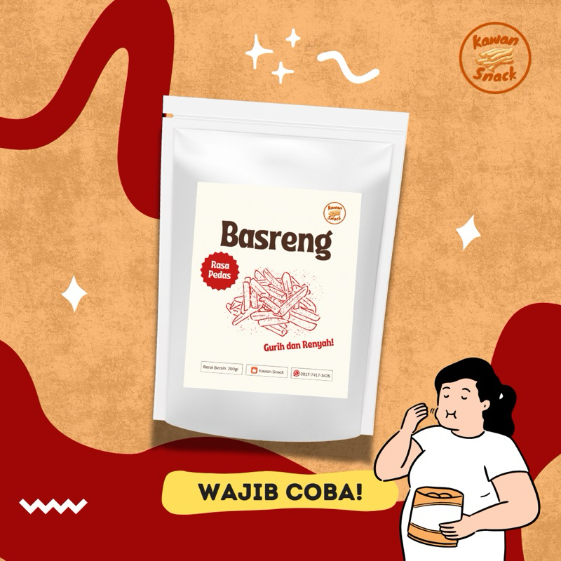 

Kawan Snack | Basreng Pedas Daun Jeruk Empuk dan Gurih 200gr
