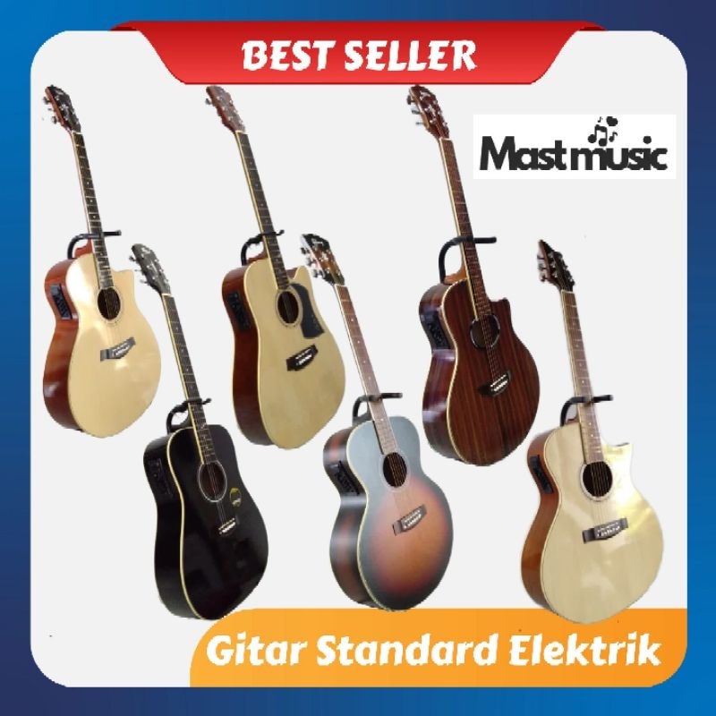 Gitar Akustik Yamaha Cort Coleclark Gibson Taylor Elektrik Plus Bonus