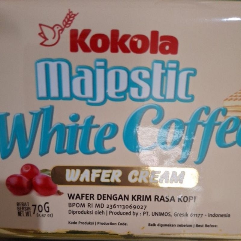 

Kokola Majestic White Coffee enakk bingitt rasa kopi'nya
