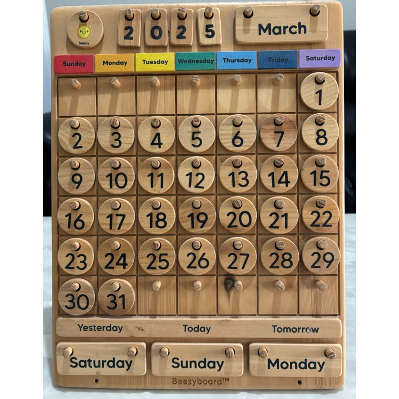 

MONTESSORI Calendar Game Montessori x BEEZYBOARD Preloved