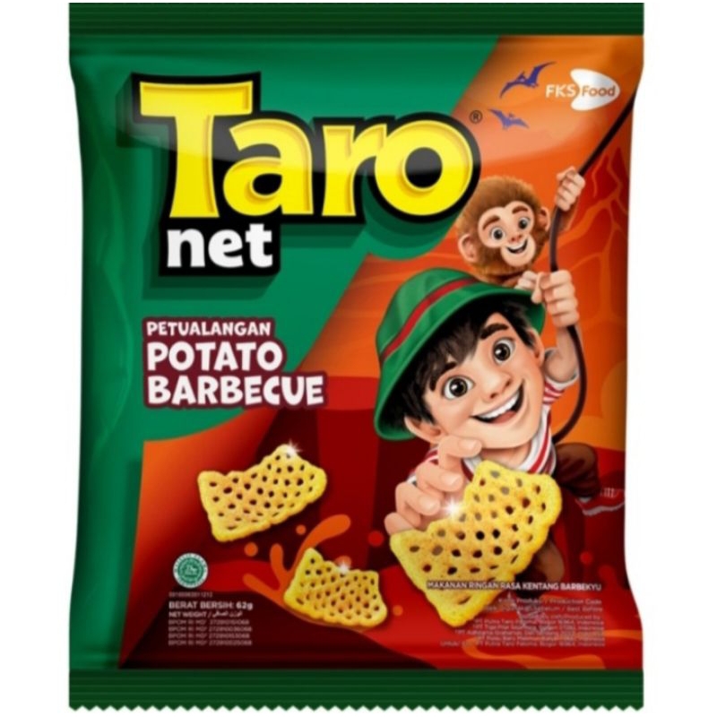 

[GRATIS ONGKIR] Taro Net Potato BBQ 9gr 1 renceng isi@10pcs