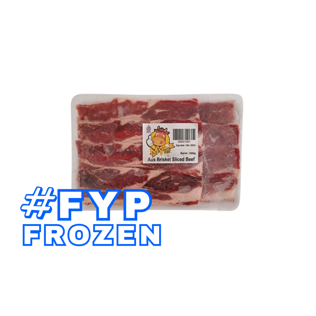 

BEEF SLICE AUS BRISKET 500GR/DAGING SAPI SLICE SHORTPLATE