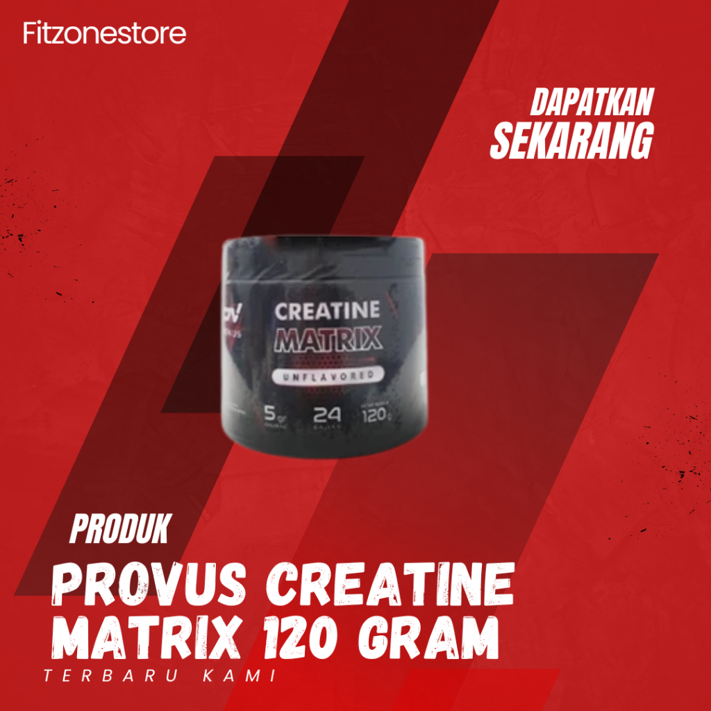 Provus Creatine Matrix 120 Gram PV Provus Creatine Monohydrate BPOM NO BONUS