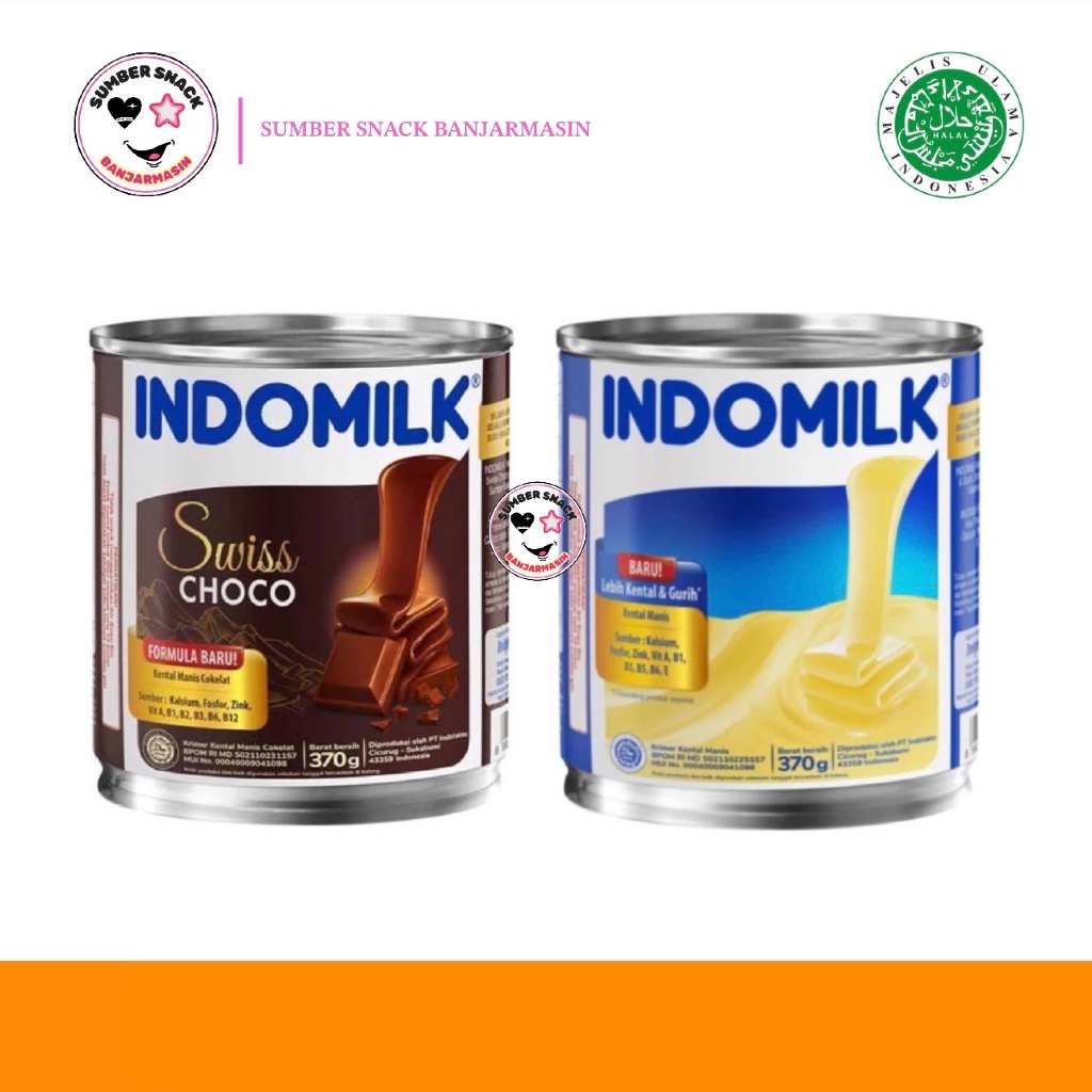 

Indomilk Kental Manis Kaleng (370g) (2 Varian Rasa)