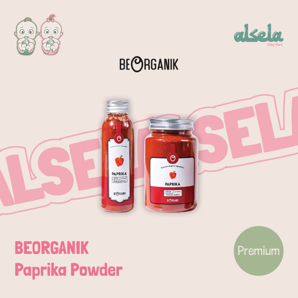 

Beorganik Paprika Powder 40gr 135gr Paprika Bubuk 100% Bumbu Dapur Rempah