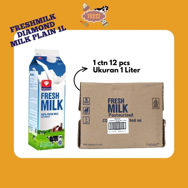 

Fresh Milk Diamond 1 liter (12pcs)