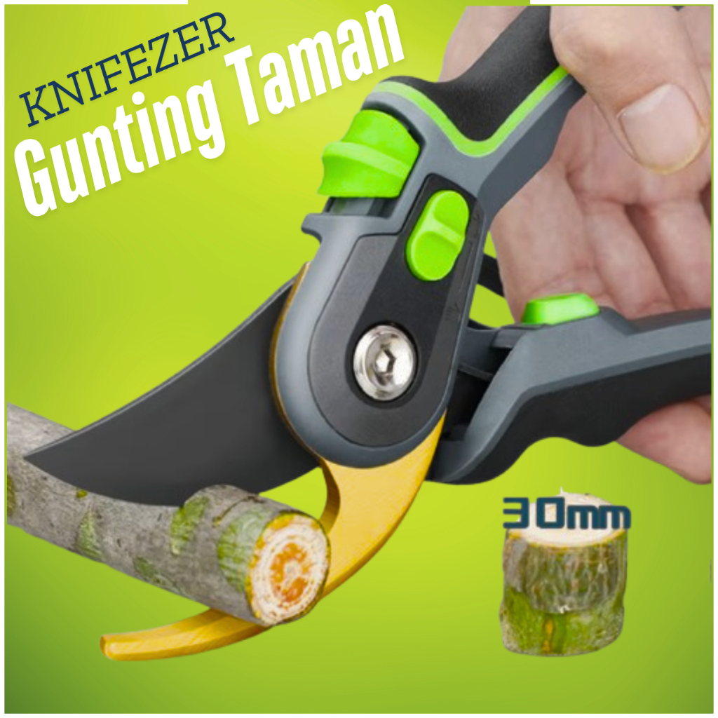 KNIFEZER Gunting Dahan dan Ranting Super Tajam Multifungsi 20mm 1025